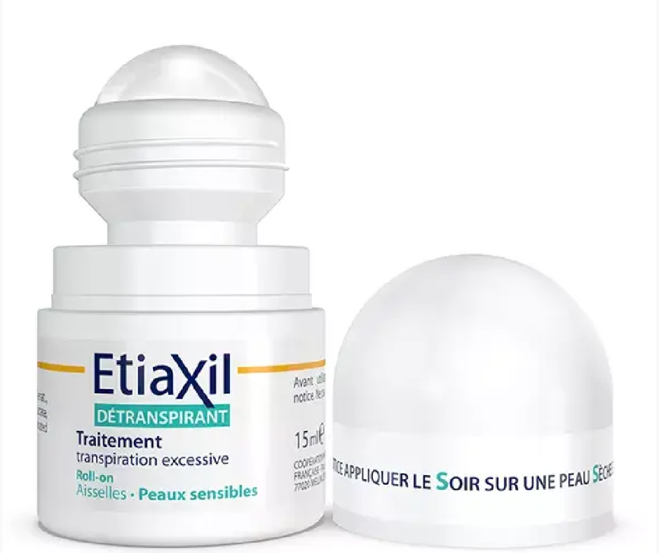 Etiaxil Détranspirant Sudo-Régulateur à Bille - Peaux Sensibles Aisselles.