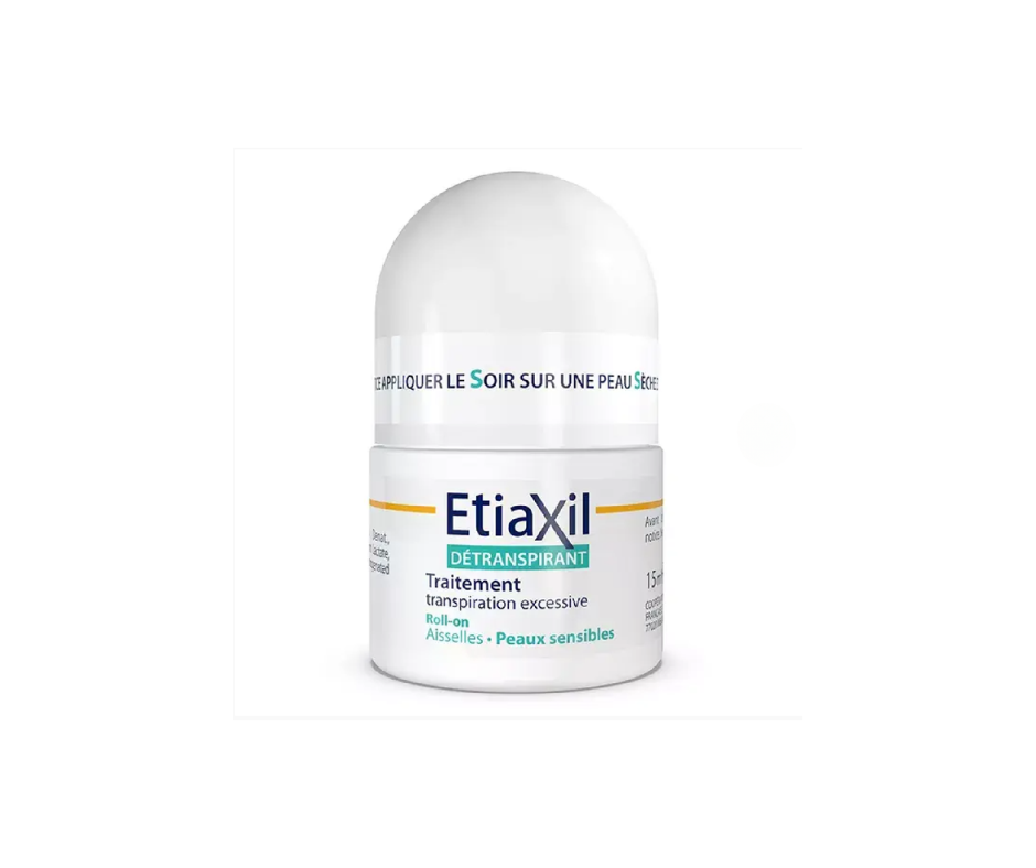 Etiaxil Détranspirant Sudo-Régulateur à Bille - Peaux Sensibles Aisselles.