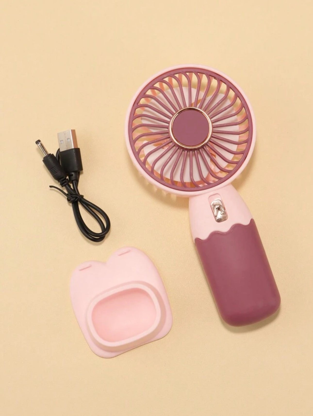 Ventilateur Portable Rechargeable - Design Élégant et Pratique