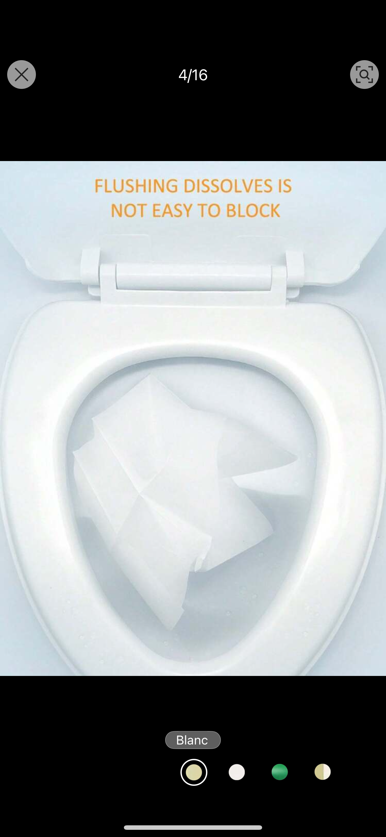 Housse de siège de toilette jetable