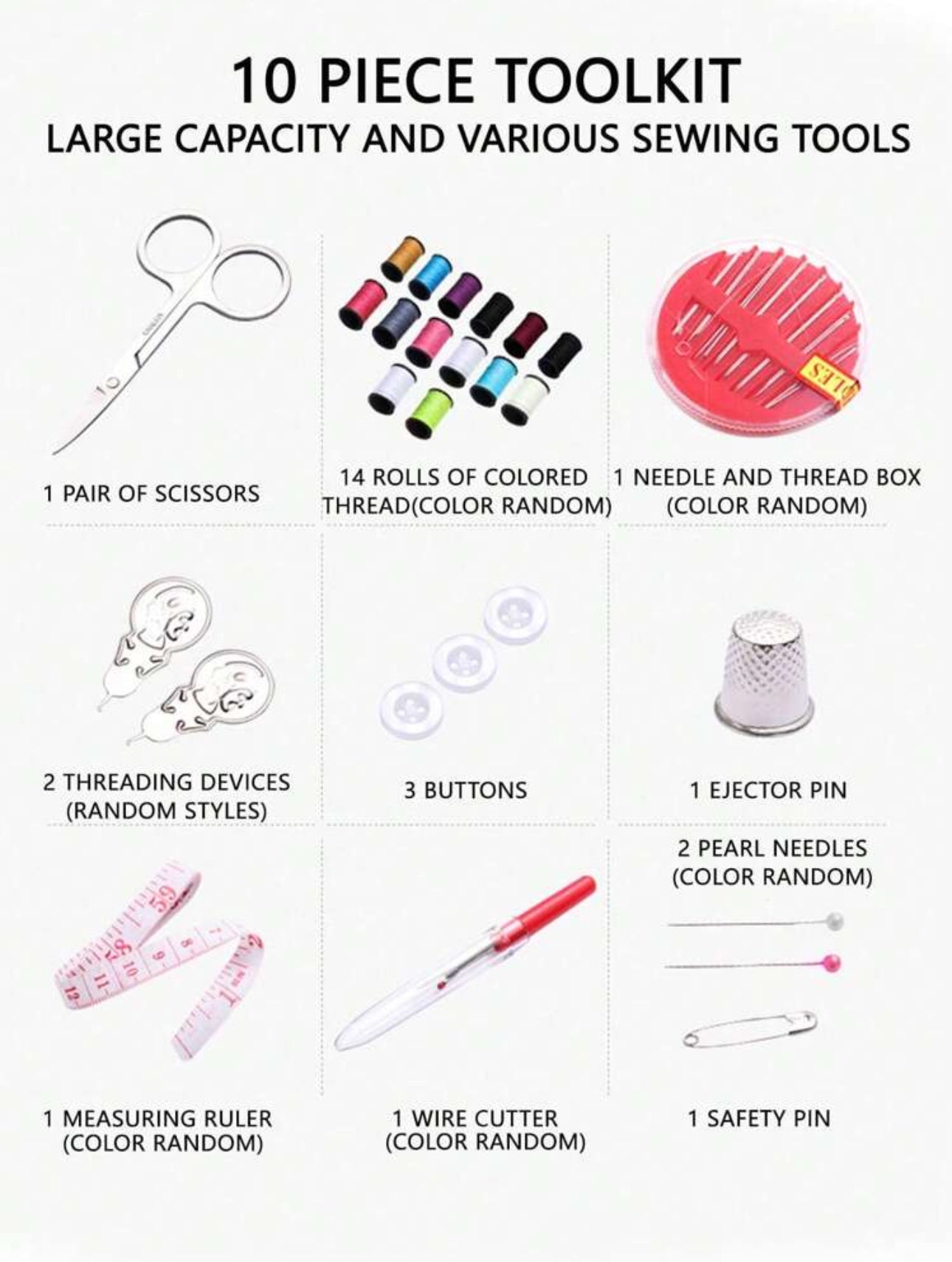 Kit de couture portable Outils de couture domestique
