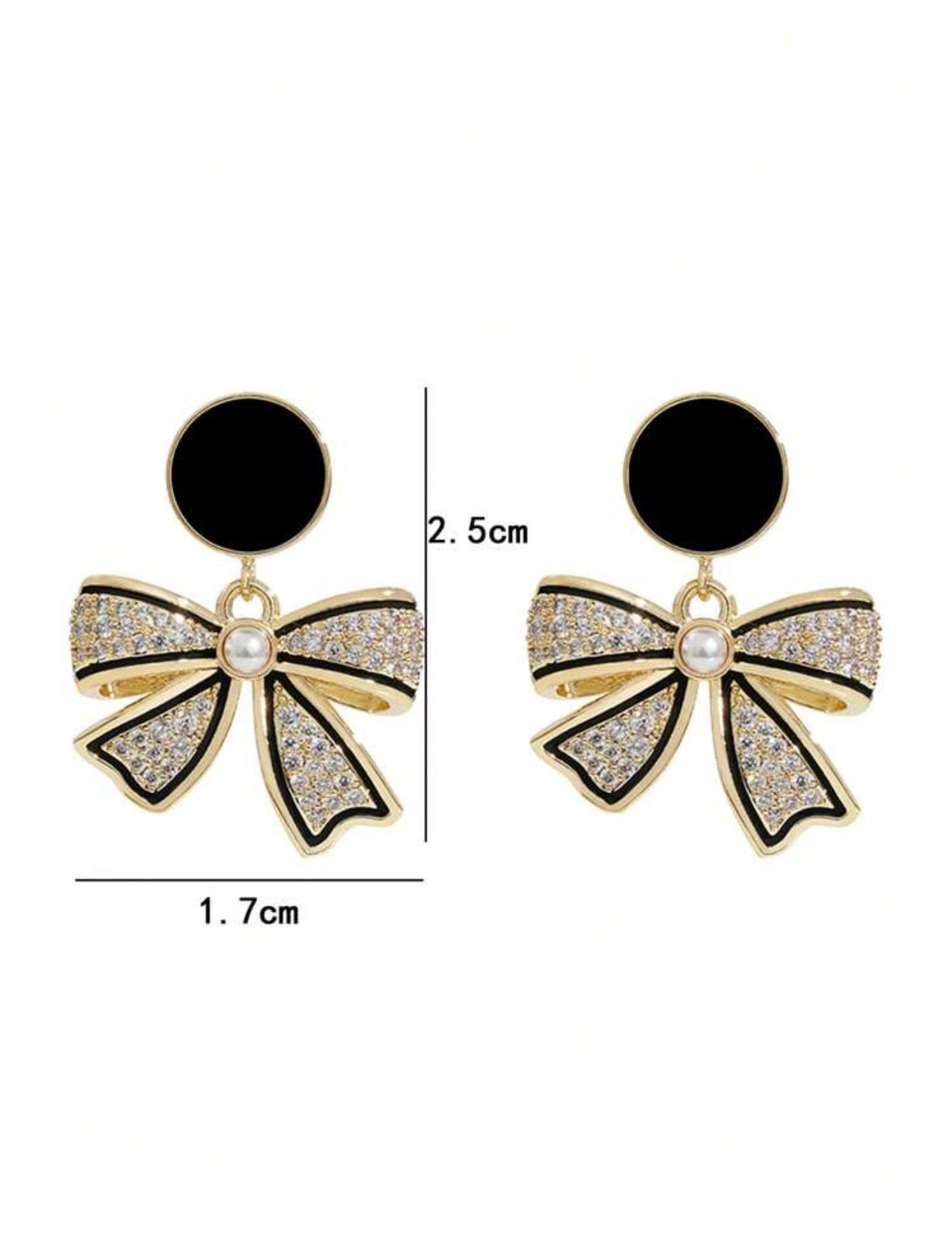boucles d'oreilles carrées à clous incrustées